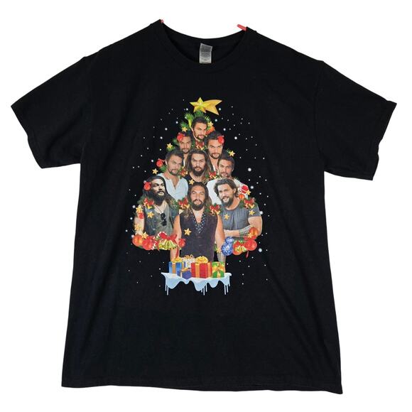 Unbranded Other - Jason Mamoa Aqua Man Christmas Tree Holiday Funny Shirt Tshirt Mens Large 0737